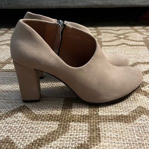 Suede booties